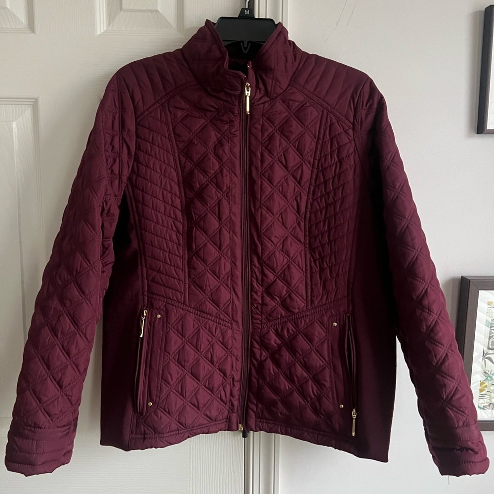 Weatherproof Quilted Burgundy barn Jacket L - Picture 2 of 15